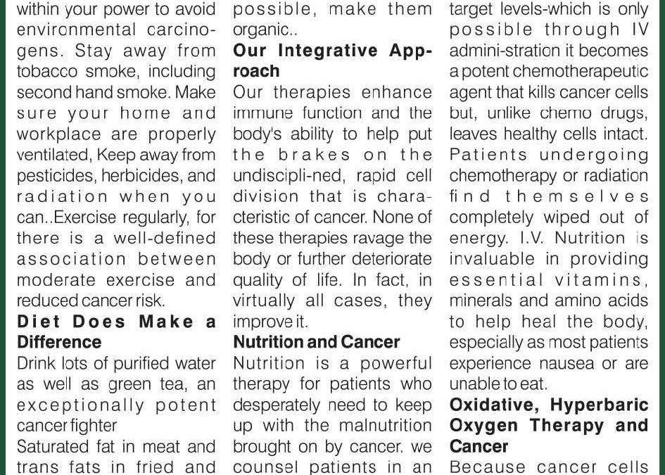 How To Prevent Cancer?